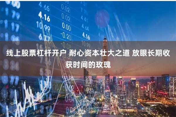 线上股票杠杆开户 耐心资本壮大之道 放眼长期收获时间的玫瑰