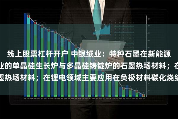 线上股票杠杆开户 中银绒业：特种石墨在新能源领域主要应用在光伏行业的单晶硅生长炉与多晶硅铸锭炉的石墨热场材料；在锂电领域主要应用在负极材料碳化烧结的石墨坩埚