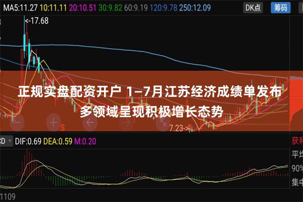 正规实盘配资开户 1—7月江苏经济成绩单发布 多领域呈现积极增长态势
