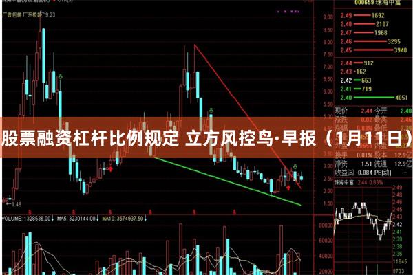 股票融资杠杆比例规定 立方风控鸟·早报（1月11日）