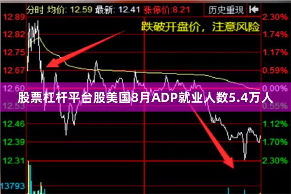 股票杠杆平台股美国8月ADP就业人数5.4万人